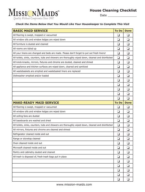 Free Hotel Room Checklist .